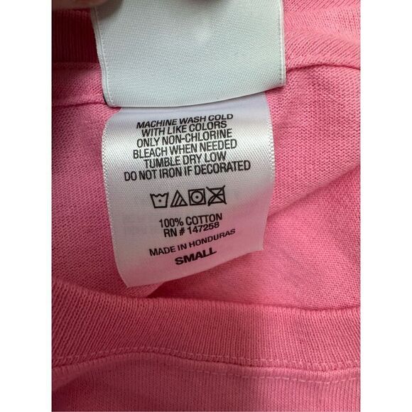 Simply Southern Blessed Gigi Pink and Leopard Print Graphic Tee Size Small - Picture 6 of 7